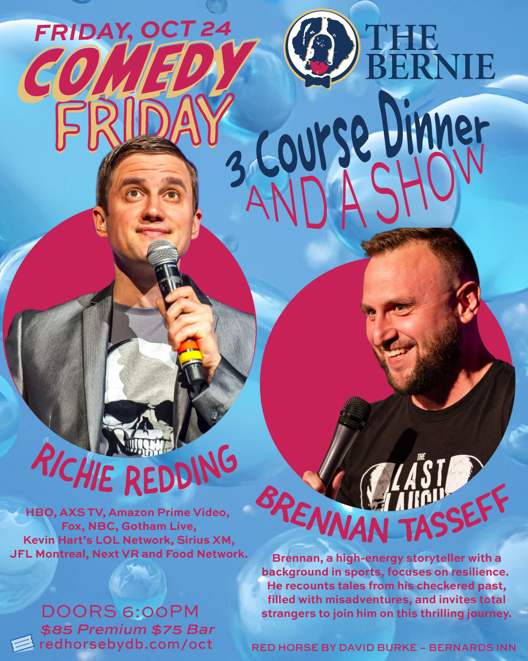 Comedy Dinner and a Show in Bernardsville, NJ