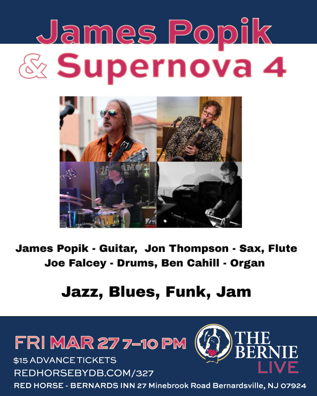 JAMES POPIK & The Supernova 4