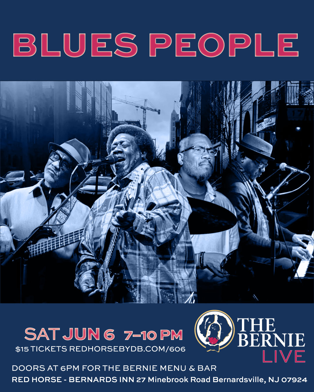 BLUES PEOPLE June 6, 2026 at THE BERNIE