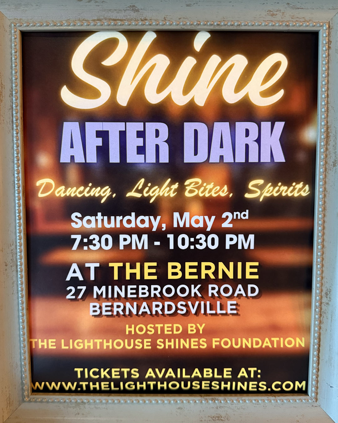 Shine After Dark in THE BERNIE