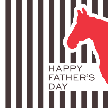 Red Horse by David Burke White Plains Happy Father's Day Gift Card