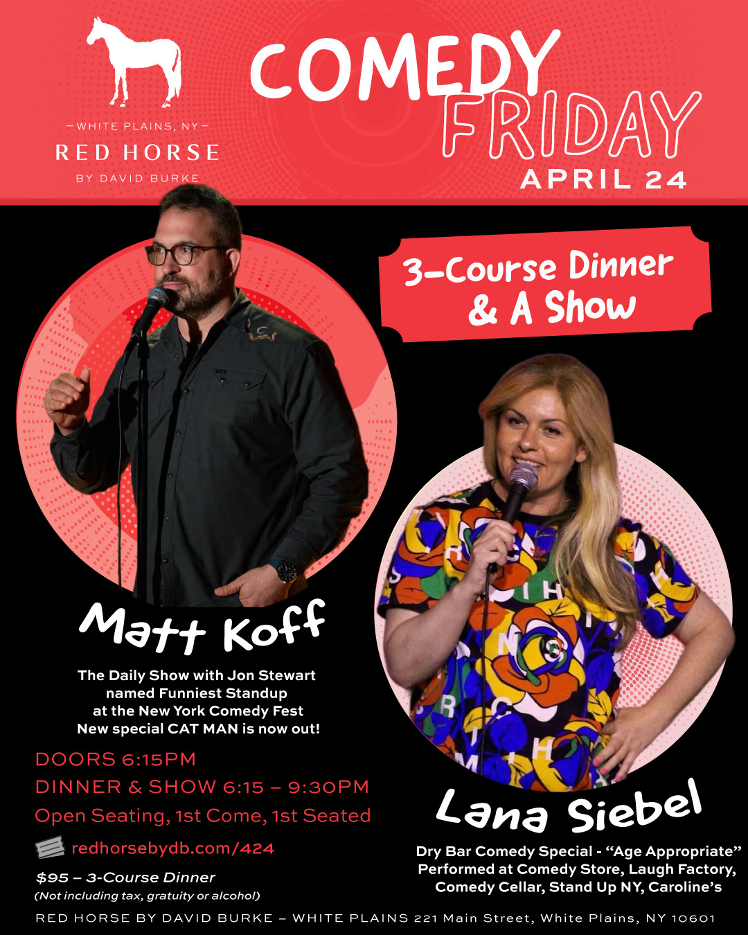 COMEDY FRIDAY APRIL 24