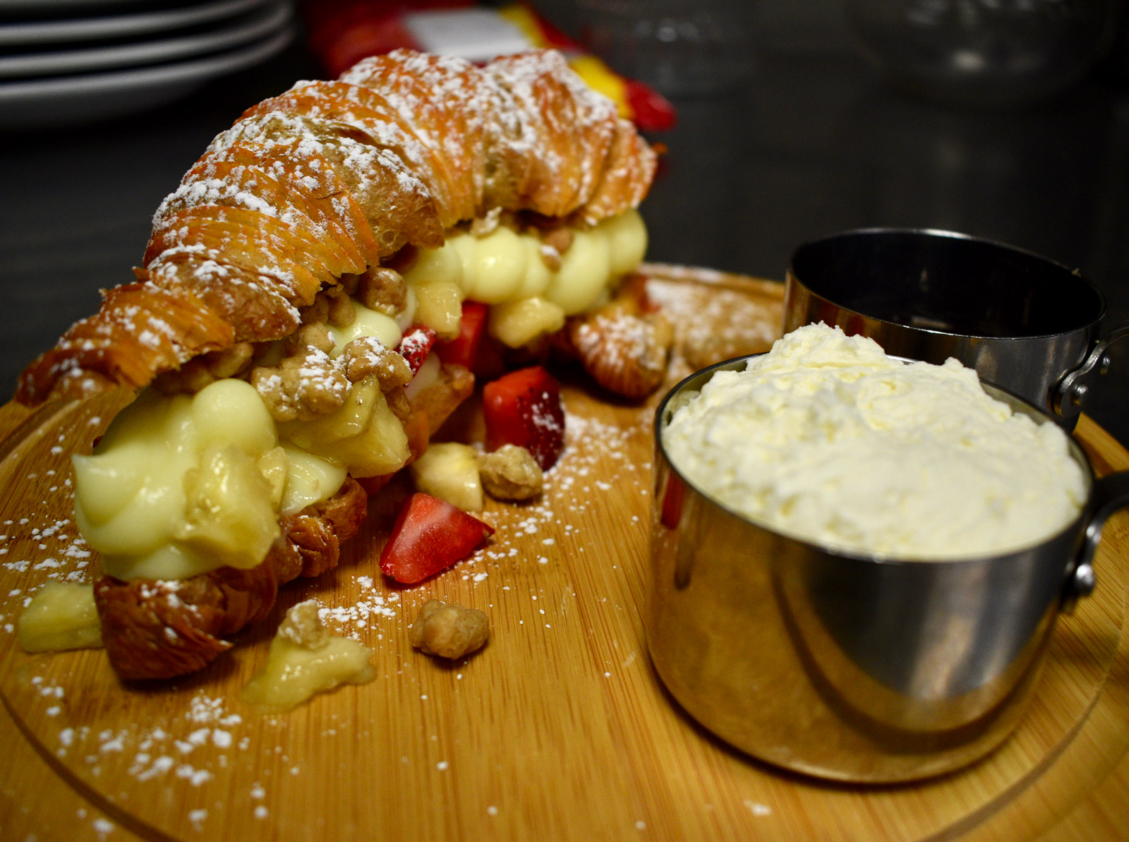 lobster tail pastry dessert