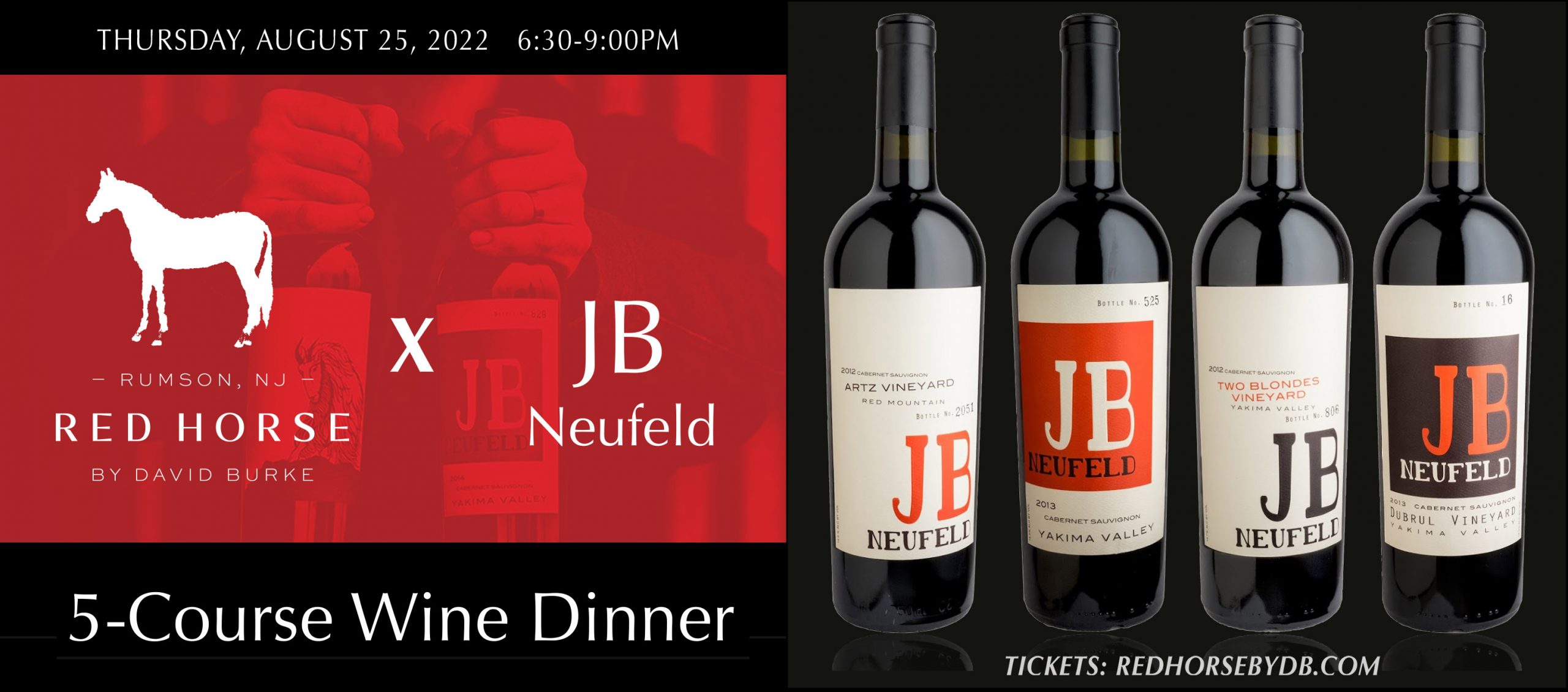 JN Neufeld X DAVID BURKE Tavern 5-Course Wine Dinner