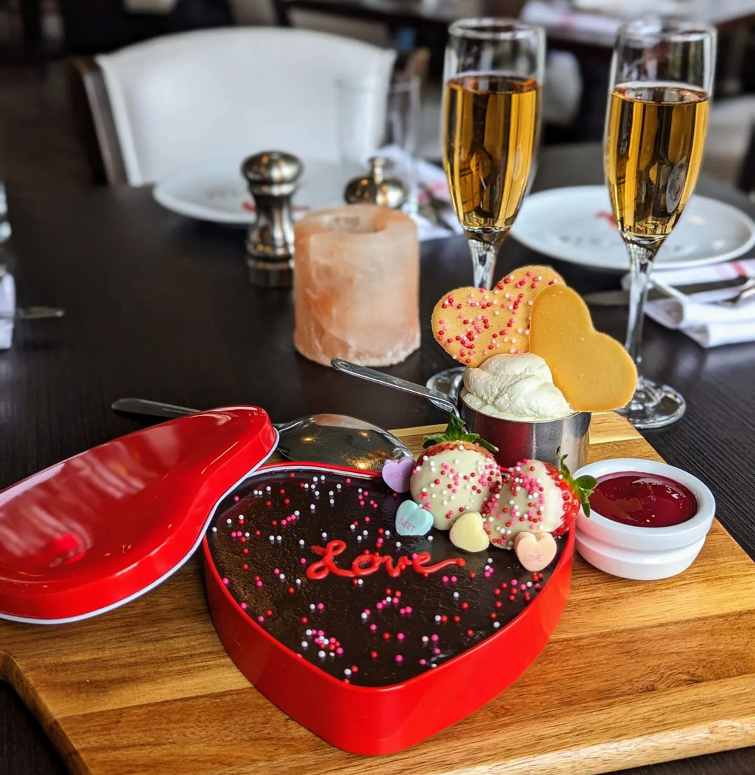 Valentine's Chocolate Mousse for 2
