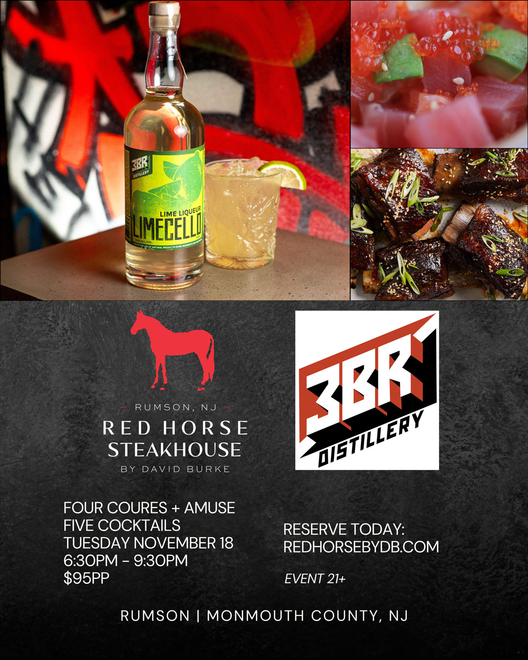 3BR Distillery X Red Horse Cocktail Dinner